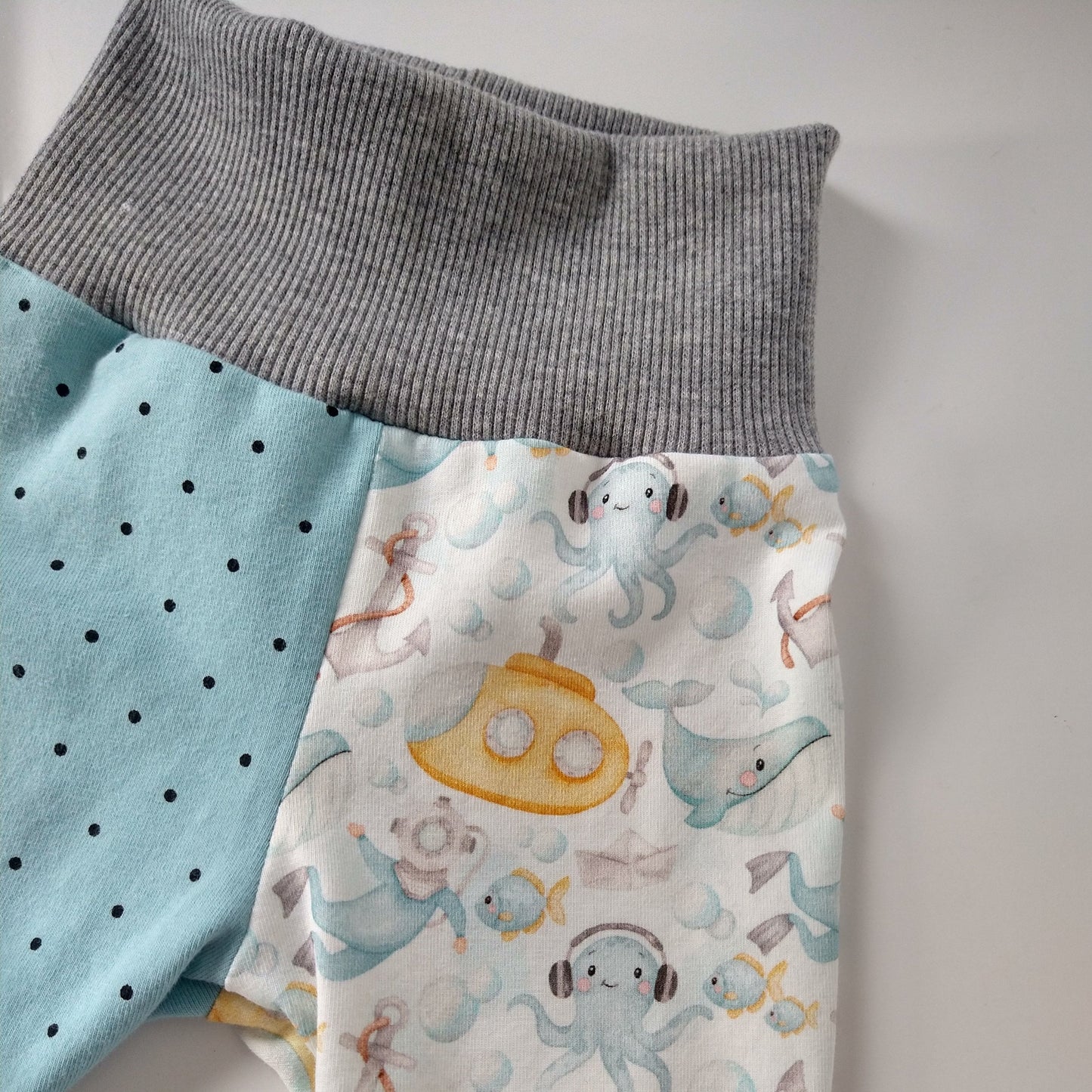 Baby leggings, size EUR 62 cm / US 2-4 months, underwater mix and match