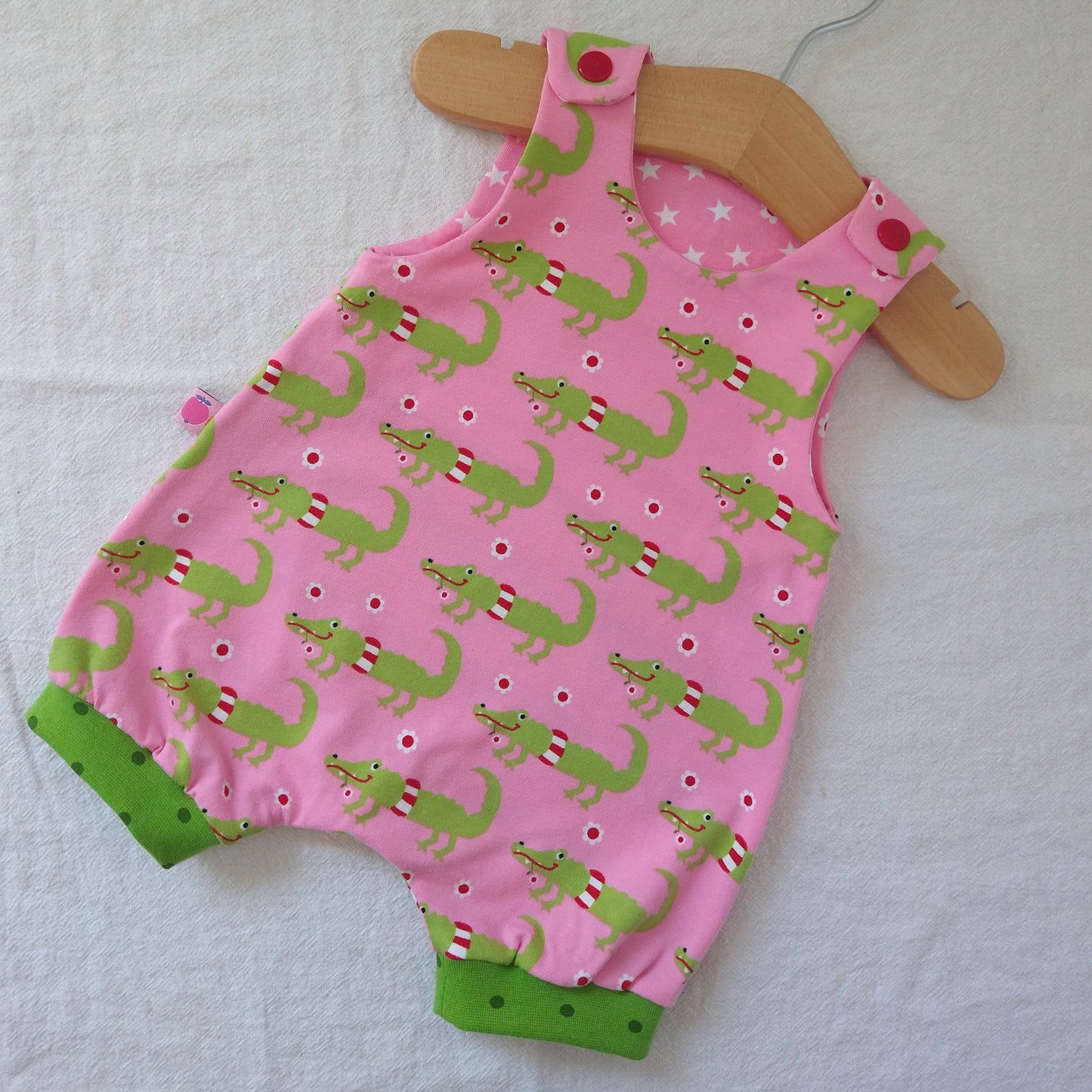 Summer Baby Romper size 56 / 1-2 months (Handmade in Canada) multiple designs