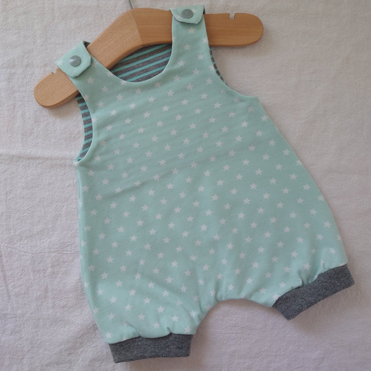 Summer Baby Romper size 56 / 1-2 months (Handmade in Canada) multiple designs