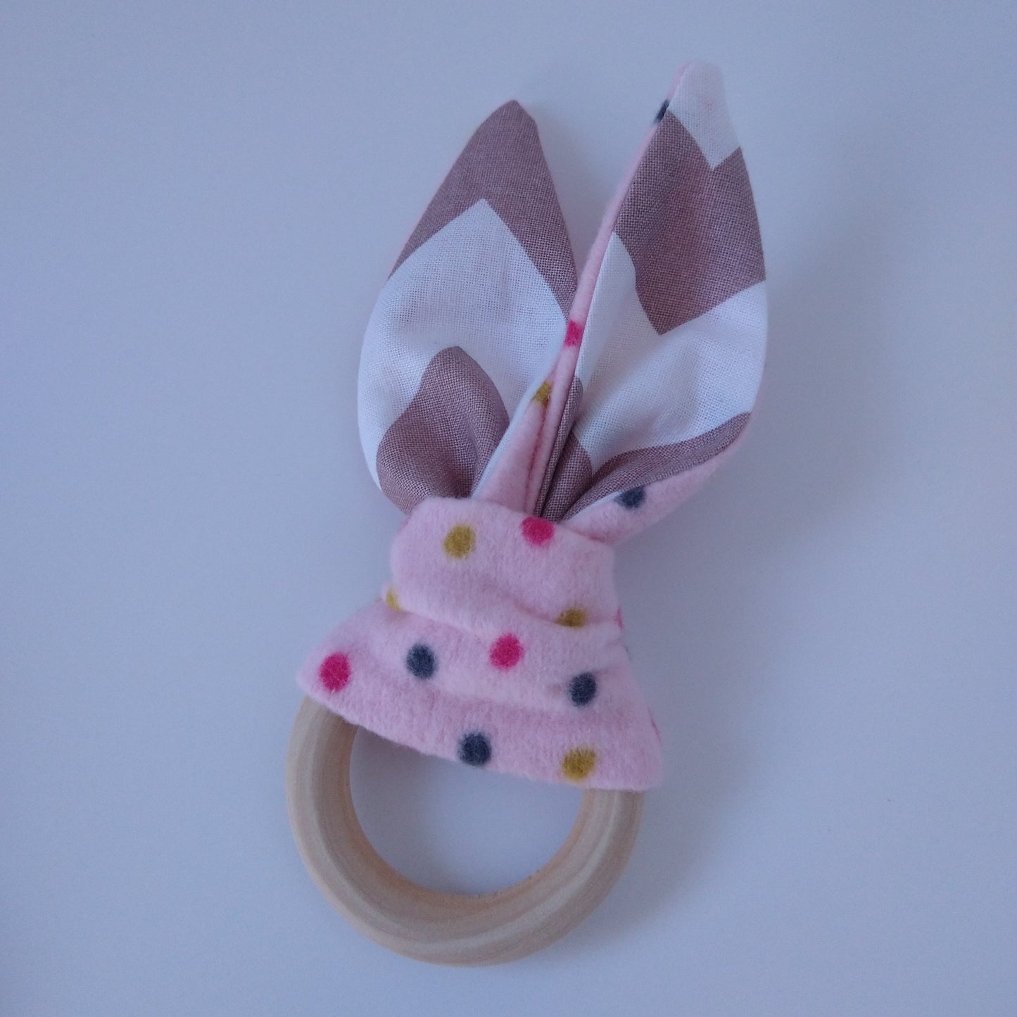 Baby teething ring Easter Edition baby pink